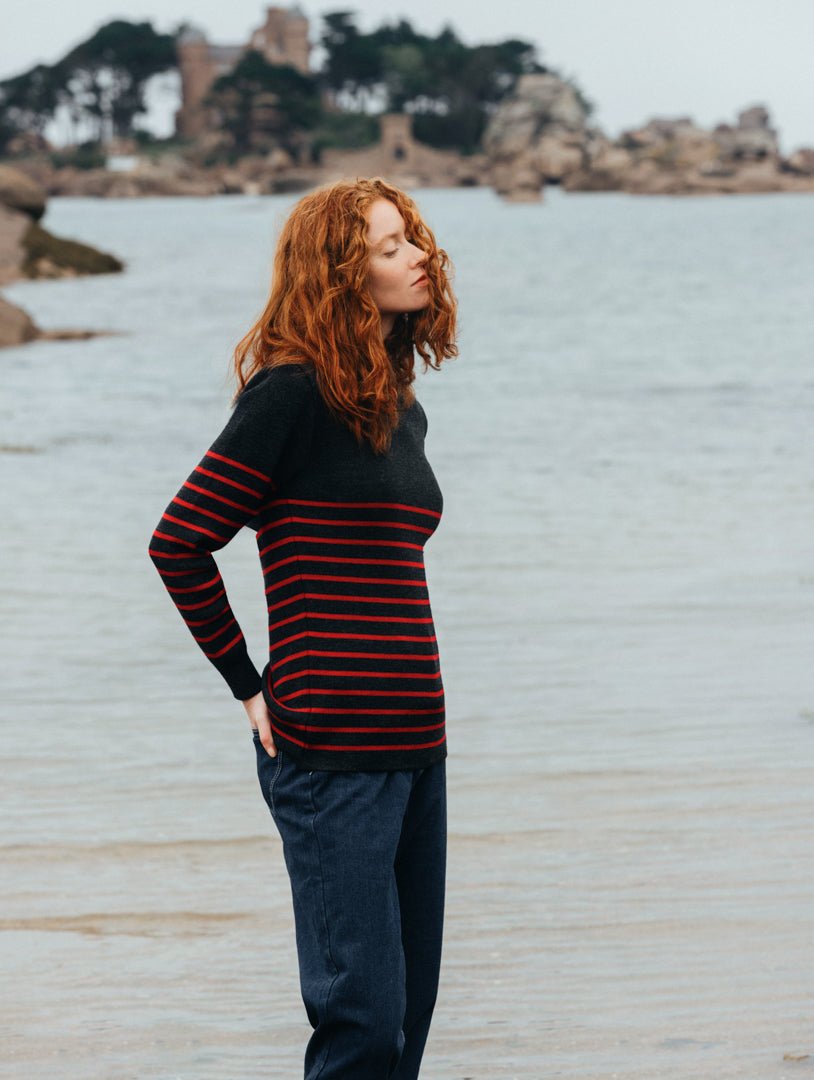 Pull marin "Petit Erquy" 100% Laine - Baie des Caps