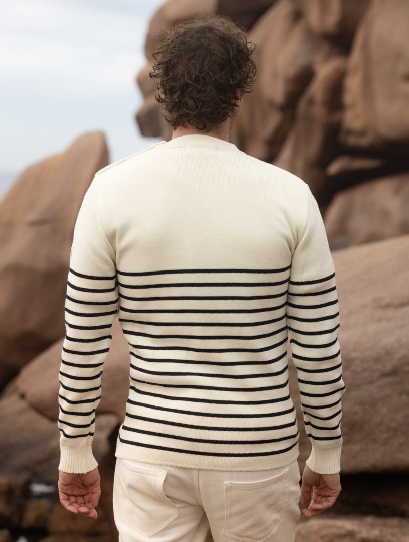 Pull marin "Petit Erquy" 50% Laine - Baie des Caps