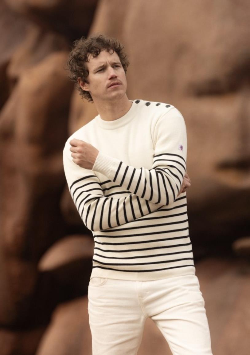 Pull marin "Petit Erquy" 50% Laine - Baie des Caps