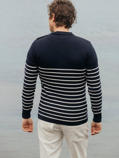 Pull marin "Petit Erquy" 50% Laine - Baie des Caps