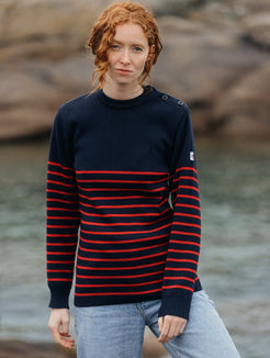 Pull marin "Petit Erquy" 50% Laine - Baie des Caps