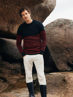 Pull marin "Petit Erquy" 50% Laine - Baie des Caps