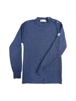 Pull marin "Petit Erquy" uni 100% Laine - Baie des Caps