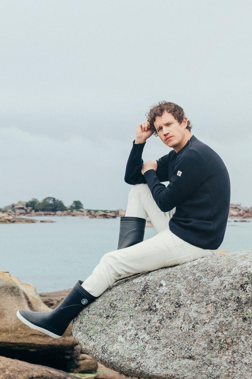 Pull marin "Petit Erquy" uni 100% Laine - Baie des Caps