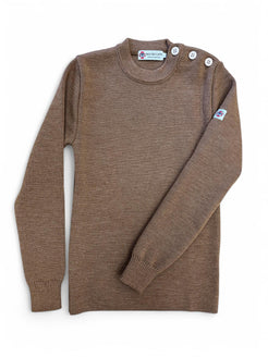 Pull marin "Petit Erquy" uni 100% Laine - Baie des Caps