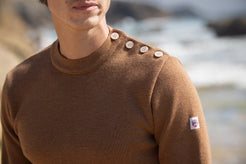 Pull marin "Petit Erquy" uni 100% Laine - Baie des Caps