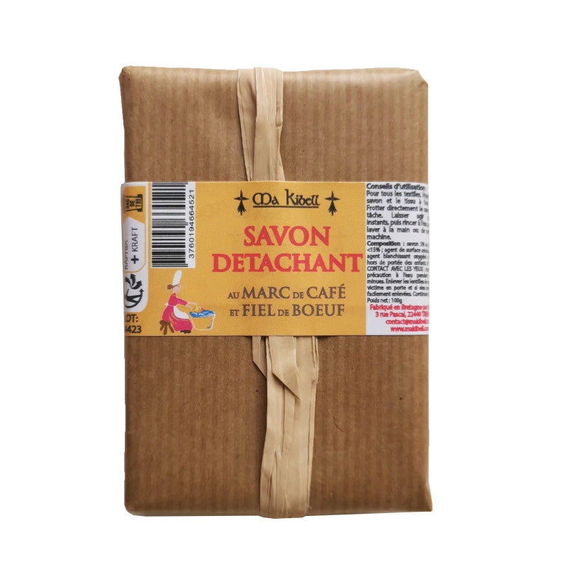 Savon détachant au marc de café et fiel de boeuf